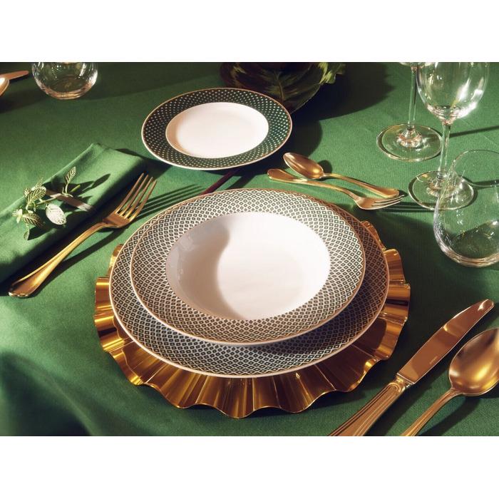 Тарелка для завтрака Rosenthal Francis Carreau Vert 22 см