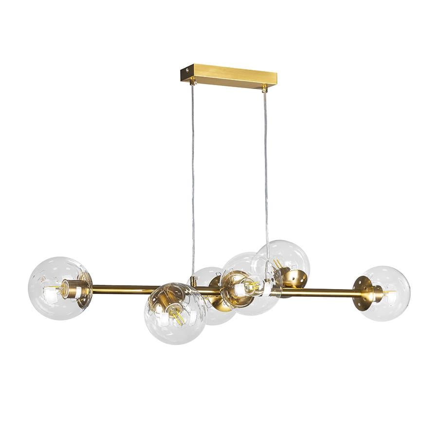 Люстра 752101-61010 AGD/CL Бронза/Прозрачный - фото 1