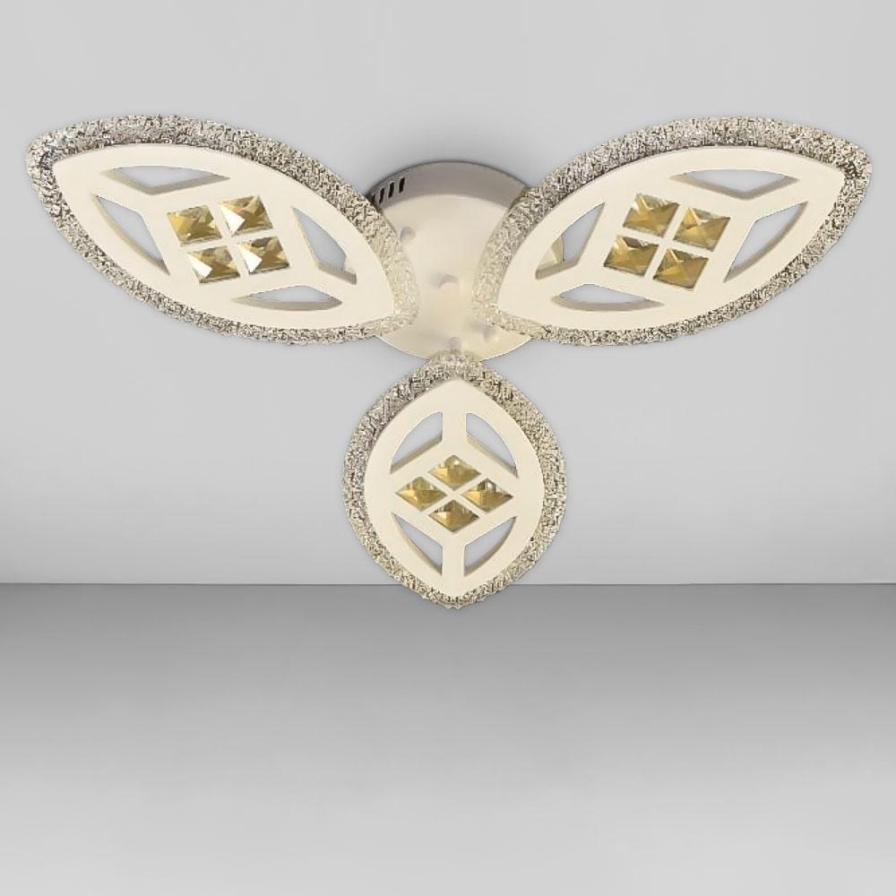 Люстра стельова світлодіодна Light House SC-18509/3C WH 72W 2.4G 591х80 мм Білий Люстра стельова світлодіодна Light House SC-18509/3C WH 72W 2.4G 591х80 мм Білий