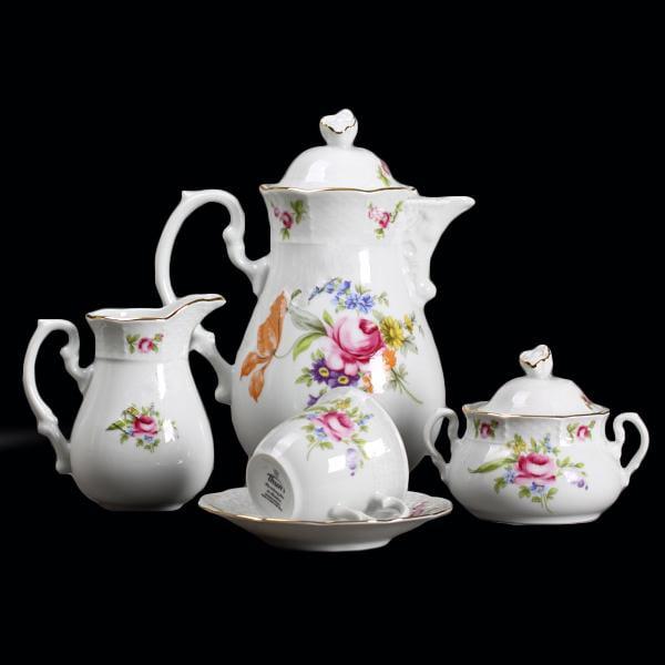 Кофейный сервиз Thun Menuet 17 пр./6 п. (00000000139)