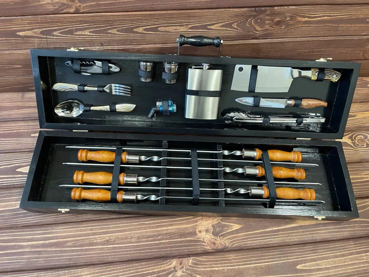 Набор шампуров Фокс 1 в кейсе (10640750)