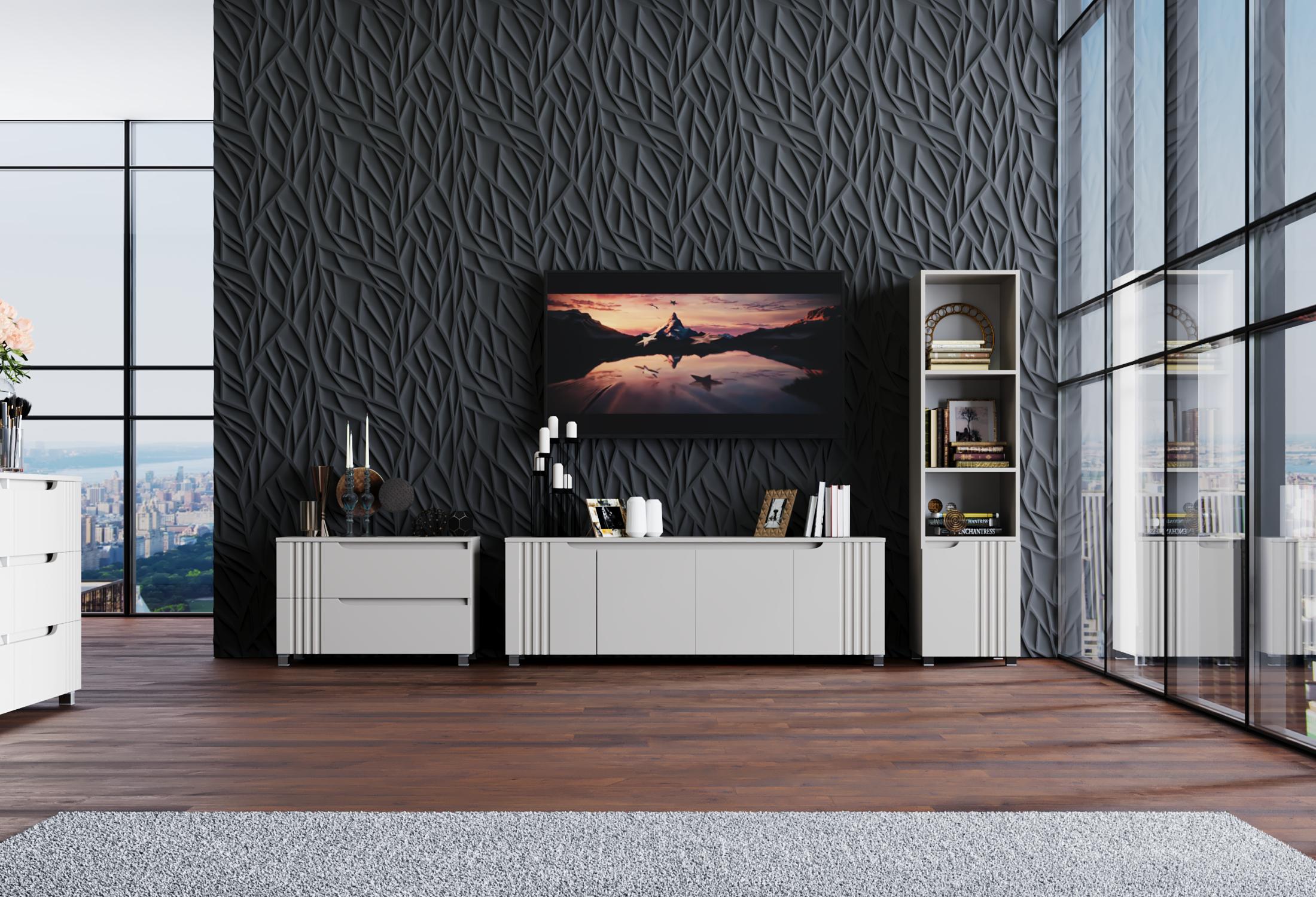 Комод DiPortes Портленд К-28 80/53/40 см Кашемір (01449) - фото 3 Комод DiPortes Портленд К-28 80/53/40 см Кашемір (01449) - фото 3