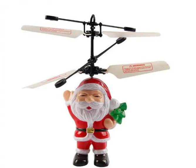 Интерактивная игрушка Flying Santa аккумуляторная