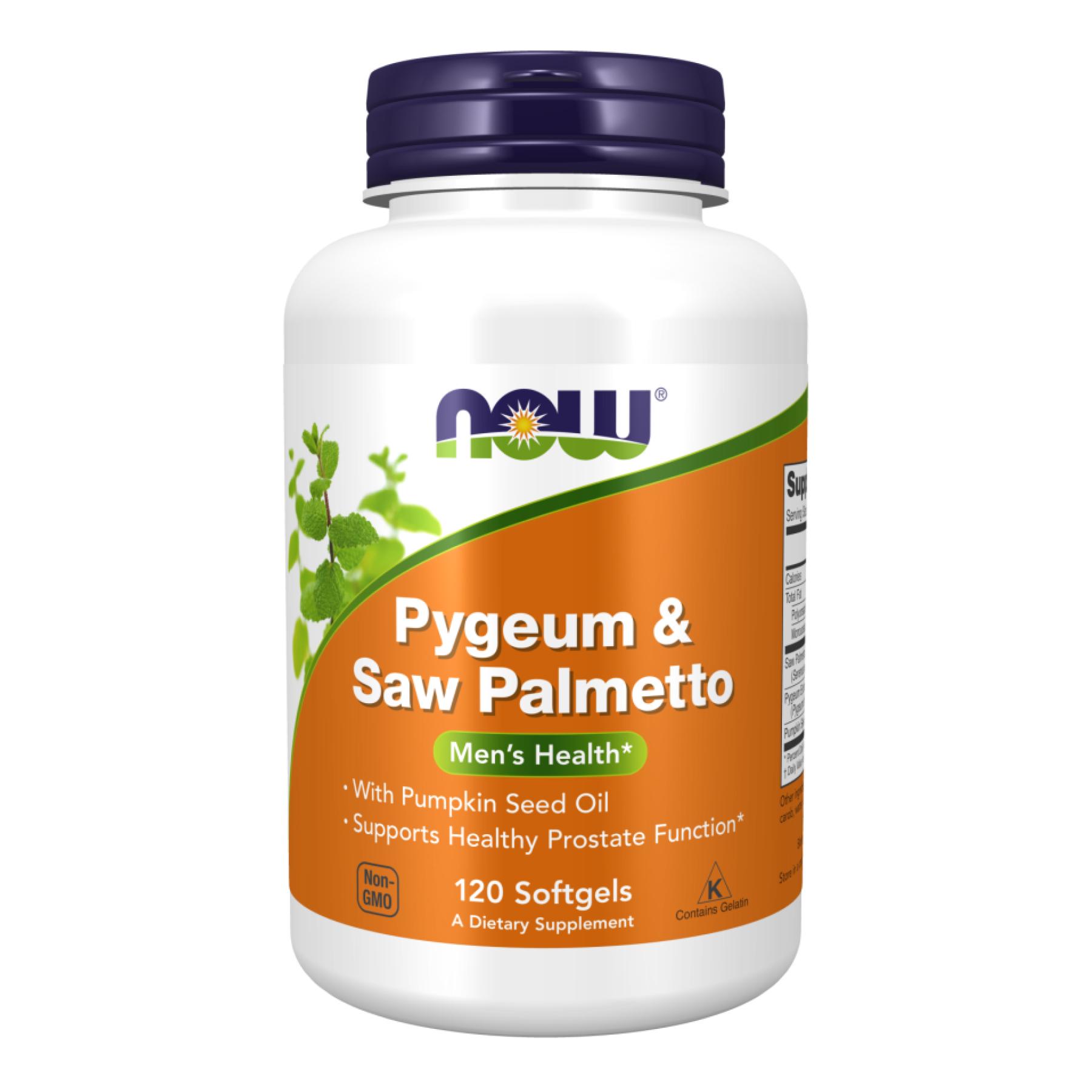 Натуральная добавка Pygeum & Saw Palmetto 25/80 mg 120 sgels (2022-10-2648)