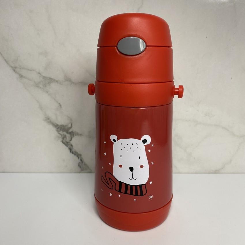 Термос детский Stenson MT-4569 с трубочкой 350 мл Красный (2048050697) - фото 2