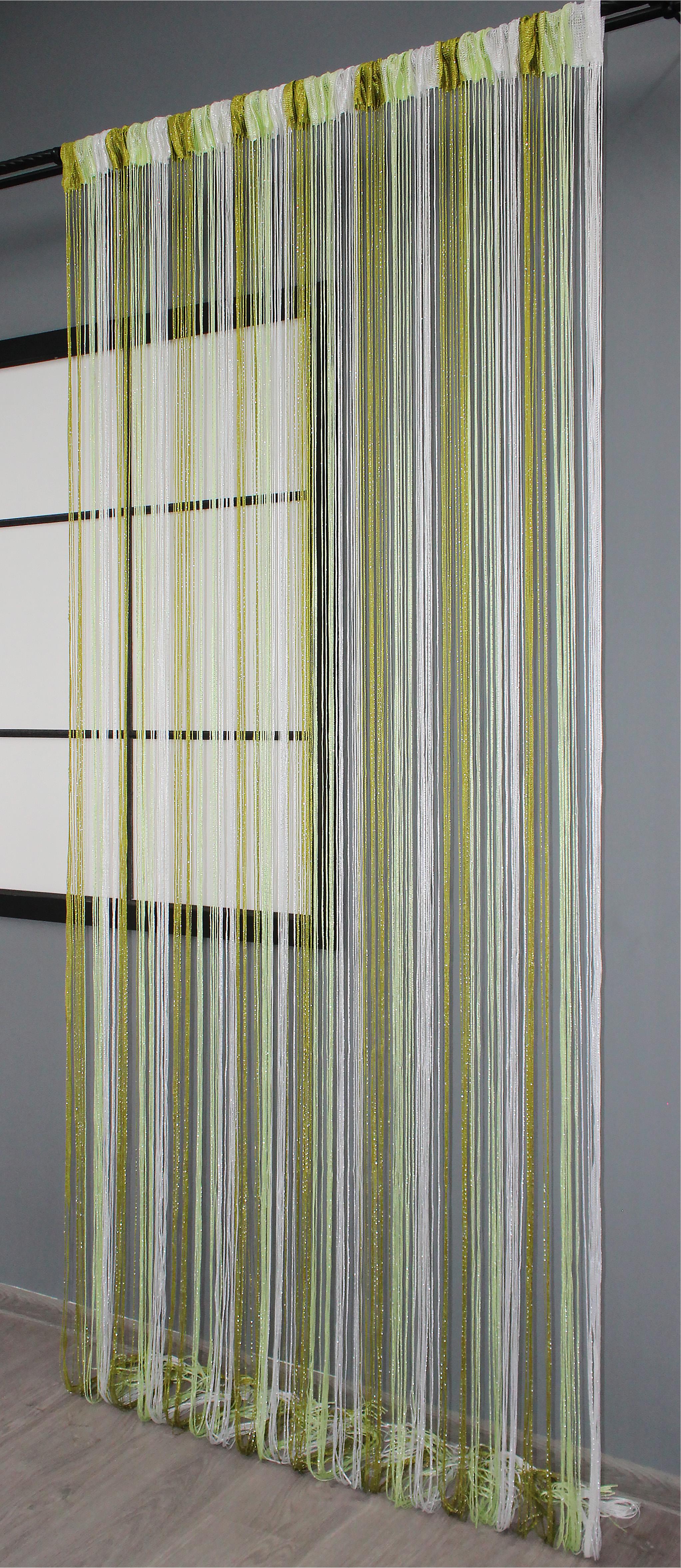 Шторы-нити Кисея с люрексом 300х300 см Разноцветный (61-030) - фото 3 Шторы-нити Кисея с люрексом 300х300 см Разноцветный (61-030) - фото 3