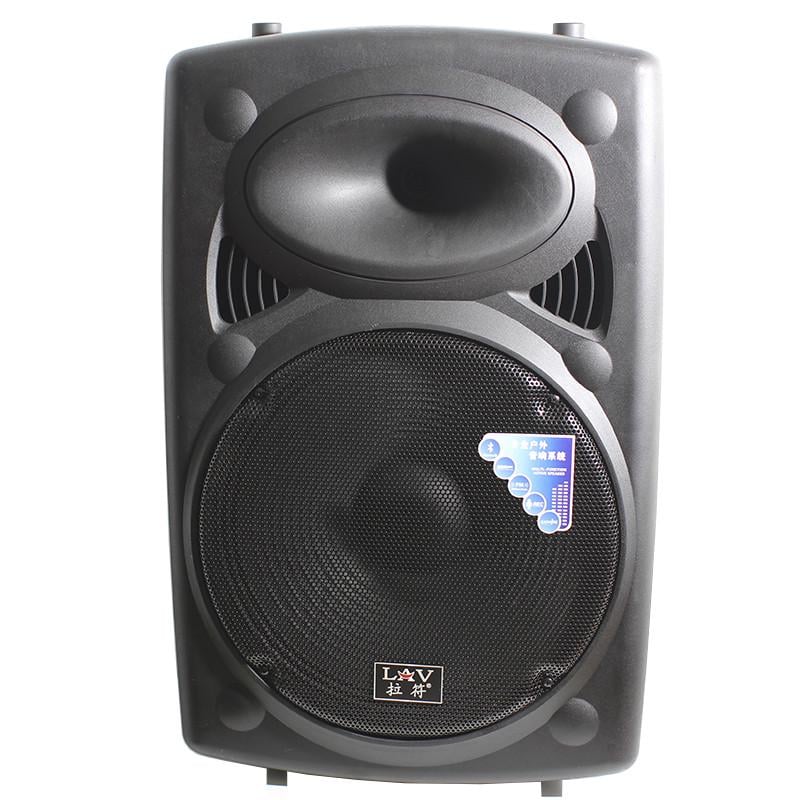 Акустическая система LAV PA-150 500W Bluetooth USB два микрофона для концертов и мероприятий в школе