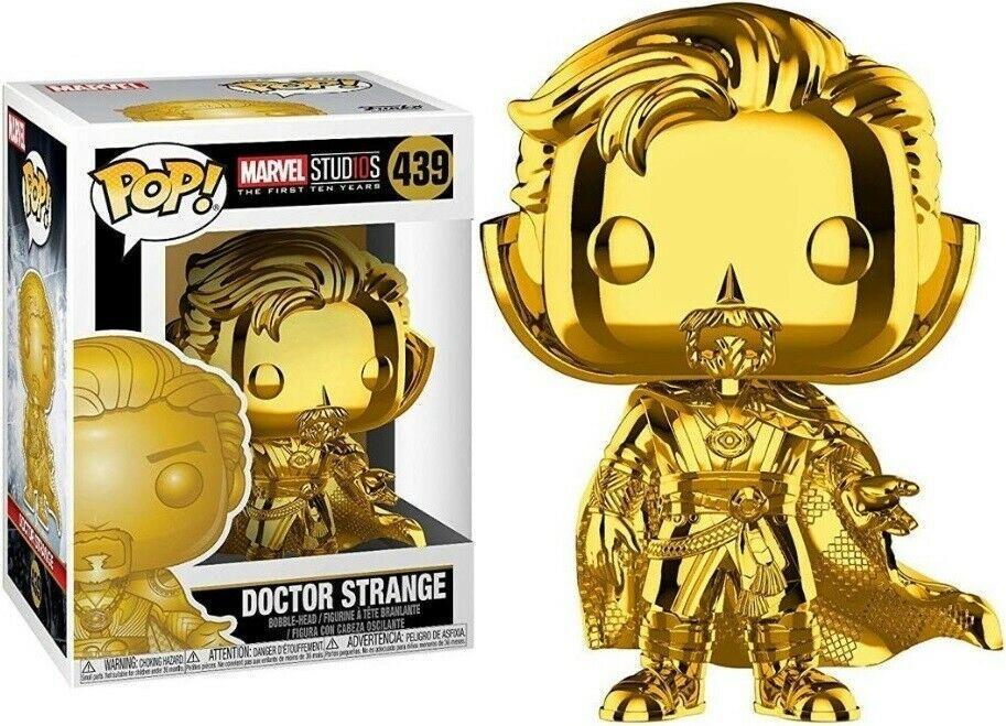 Фигурка Funko Pop Marvel Studios Doctor Strange Chrome 10 см (MS DS 439) - фото 2