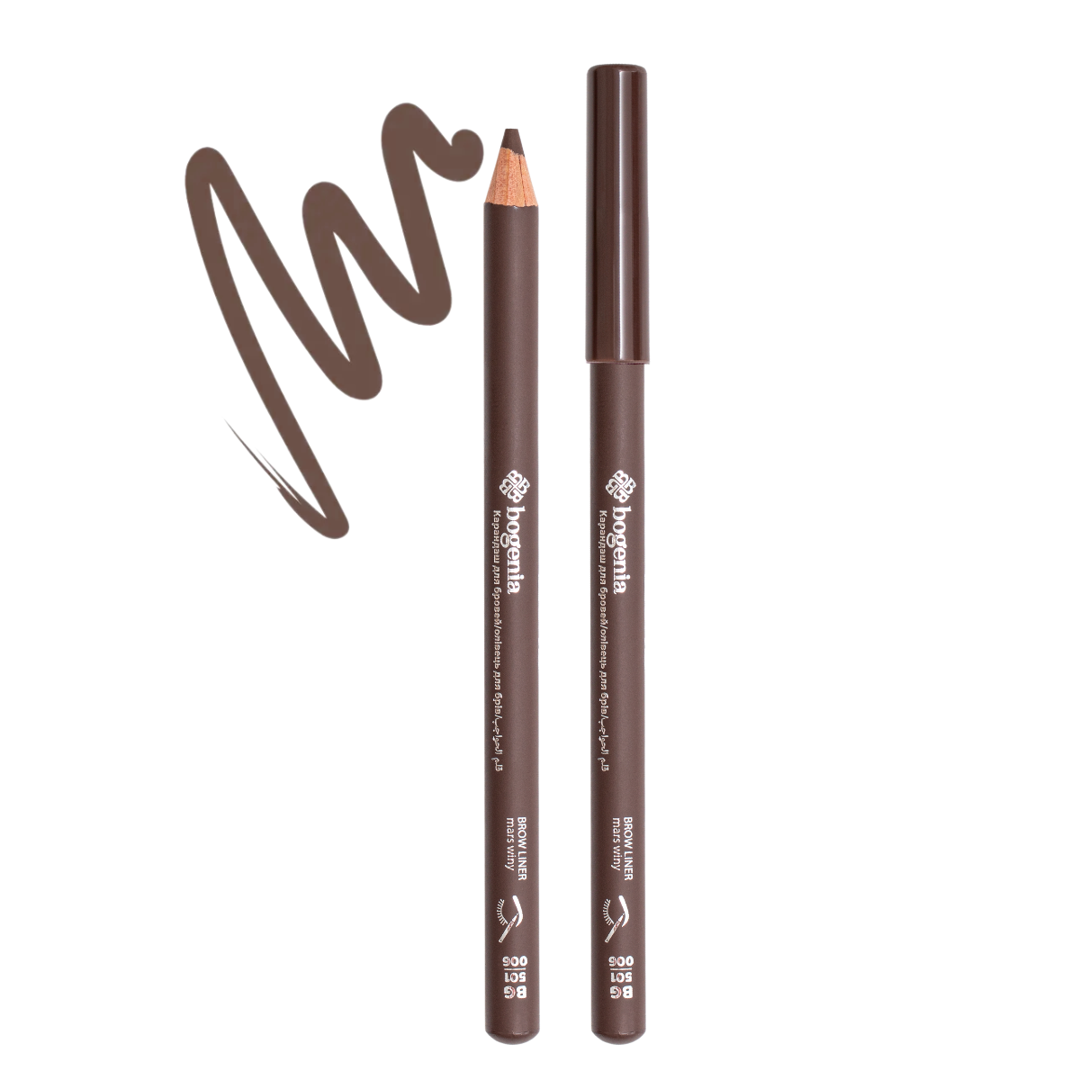 Олівець для брів Bogenia Brow Liner BG501 006 Mars Winy Mars Winy Кавовий (13354629)