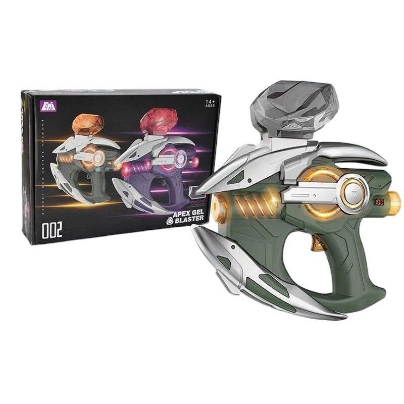 Бластер с подсветкой/индикатором заряда/орбизами/магазинами и защитными очками Серый (164843-1) Бластер с подсветкой/индикатором заряда/орбизами/магазинами и защитными очками Серый (164843-1)