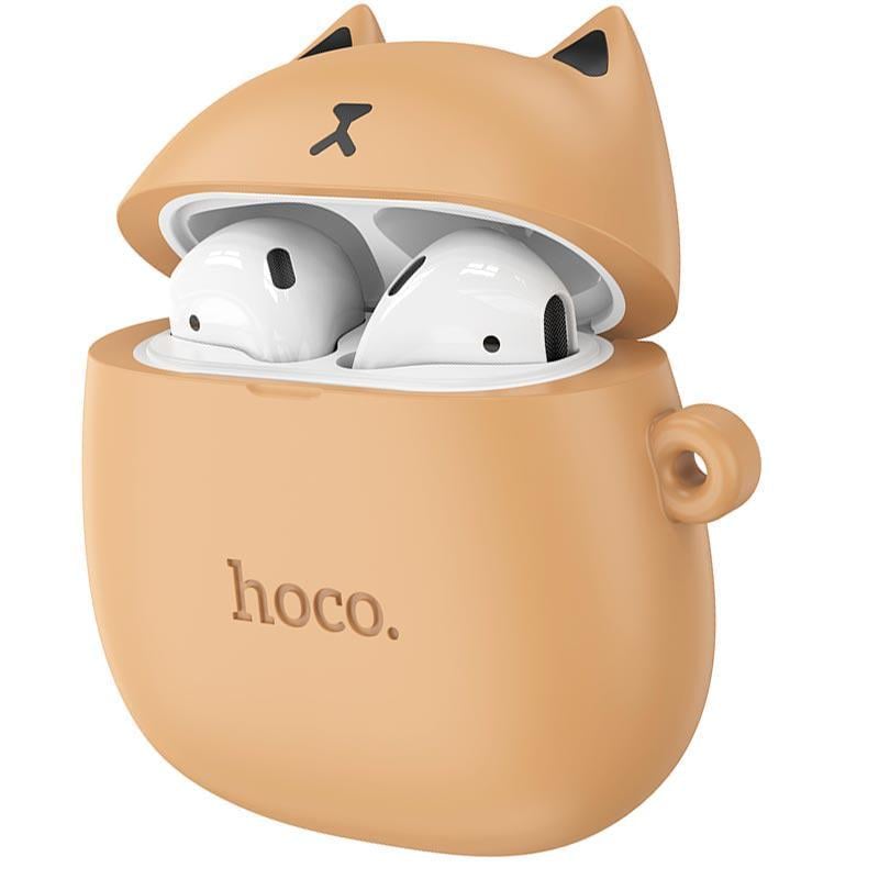 Наушники беспроводные Hoco CAT True wireless stereo headset EW45 Caramel (579447)