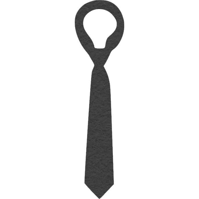 Вырубка из фетра/фоамирана Галстук №1 1x4 см (4001110117)