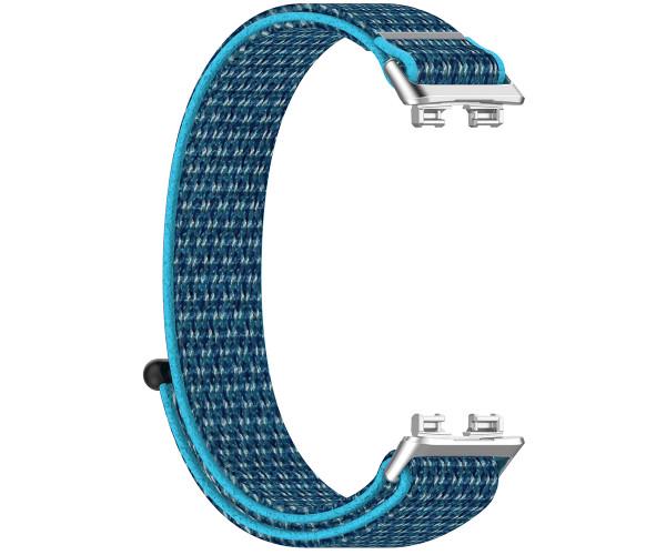 Ремінець Epik Nylon для смарт-годинників Huawei Band 8/Band 9 Синій