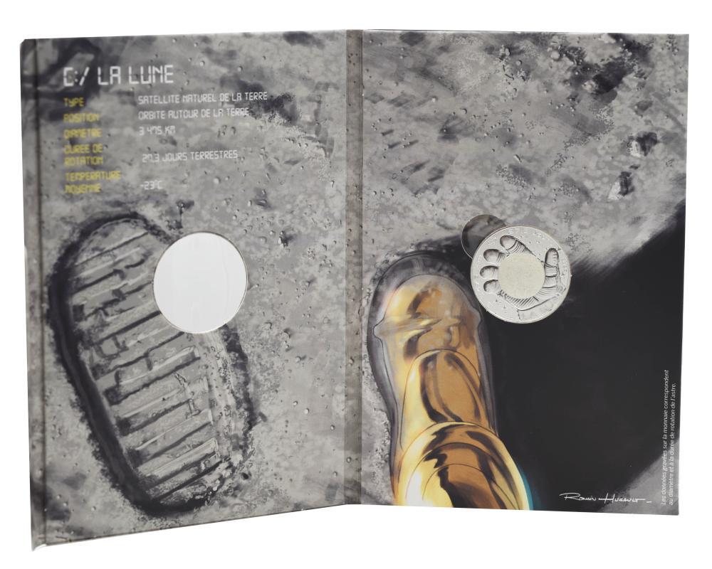 Колекційна монета Франція 10 євро 2025 срібло UNC Космічна одіссея-Місяць (М24153)