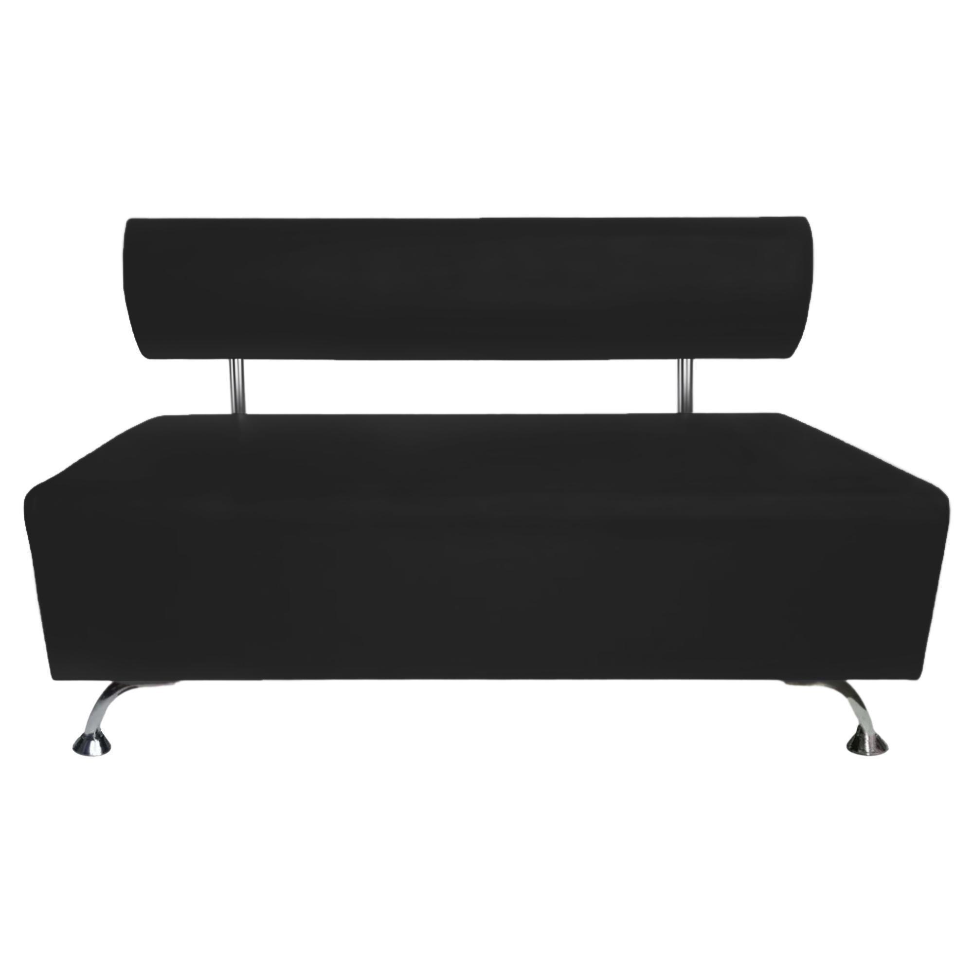 Диван офисный AVVS для ожидания/приемной 150 см с ножками 12 см Черный - фото 2 Диван офисный AVVS для ожидания/приемной 150 см с ножками 12 см Черный - фото 2