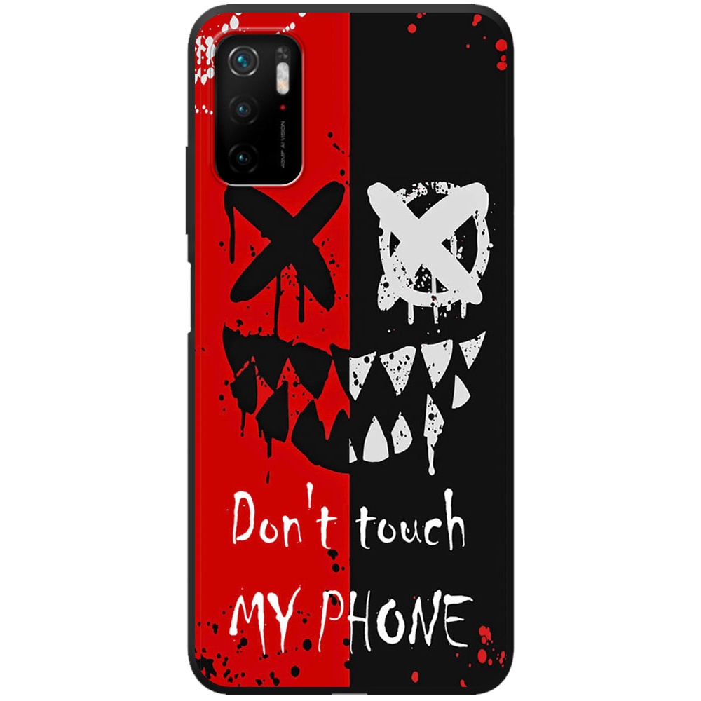 Чехол Boxface Xiaomi Redmi Note 10 5G Bad Smile Черный силикон (42639-up2468-44179)