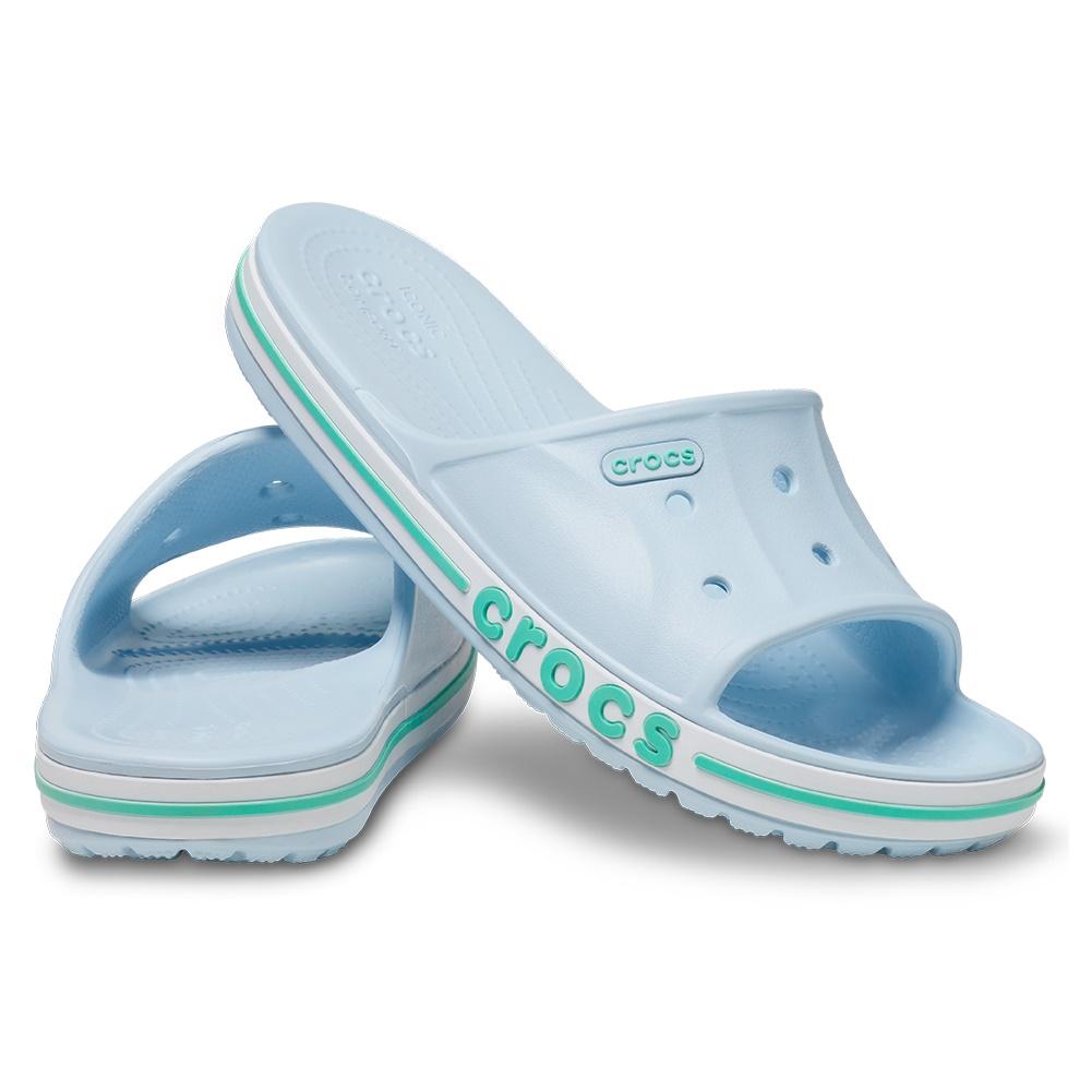 Шльопанці Crocs Bayaband Slide Mineral р. M6/W8/38 24,5 см Blue/Pistachio (2053924) - фото 3