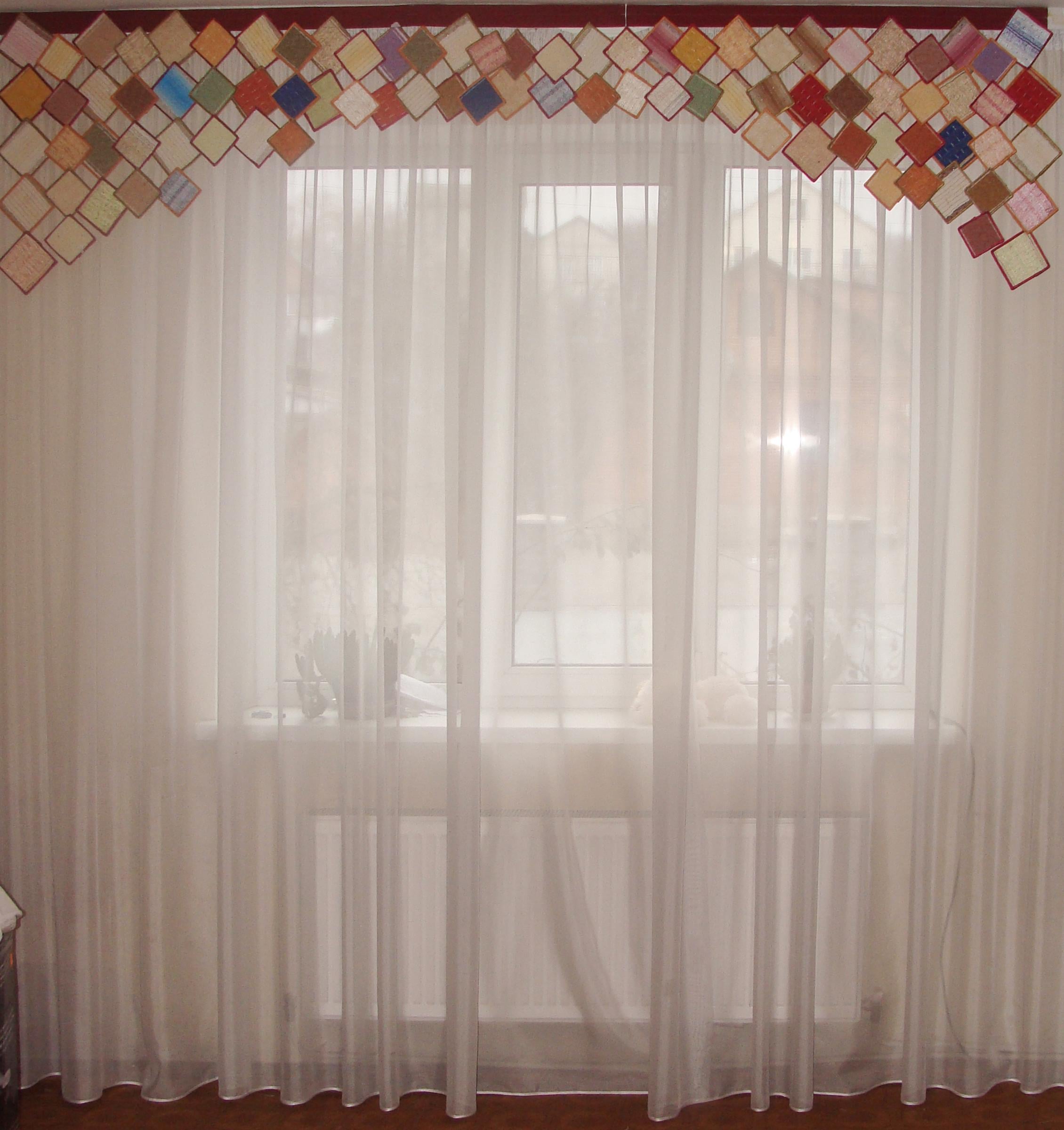 Ламбрекен жорсткий Firanka Ромби 2,5 м Різнокольоровий (5_2_2ж)