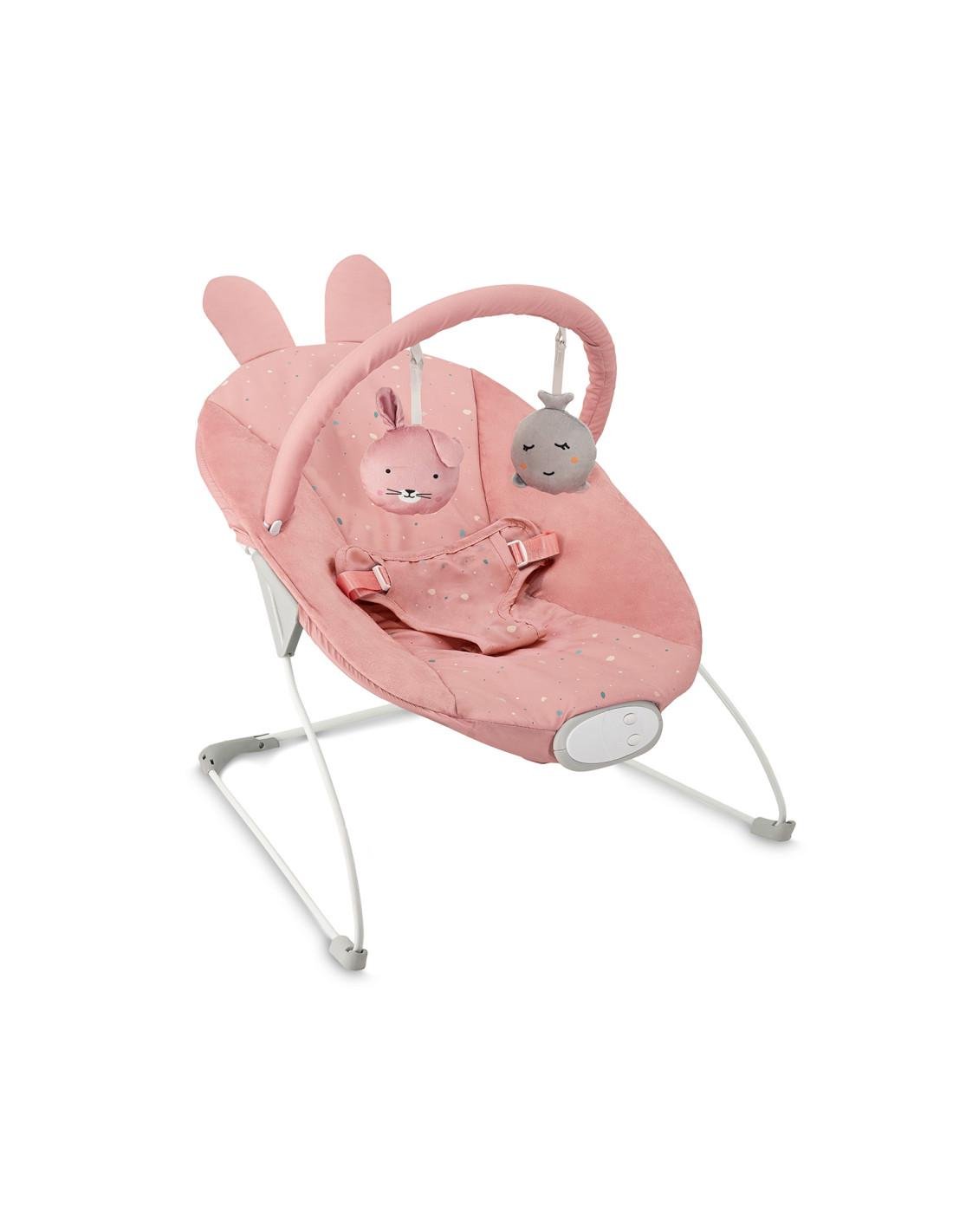 Кресло-качалка MoMi GLOSSY Pink