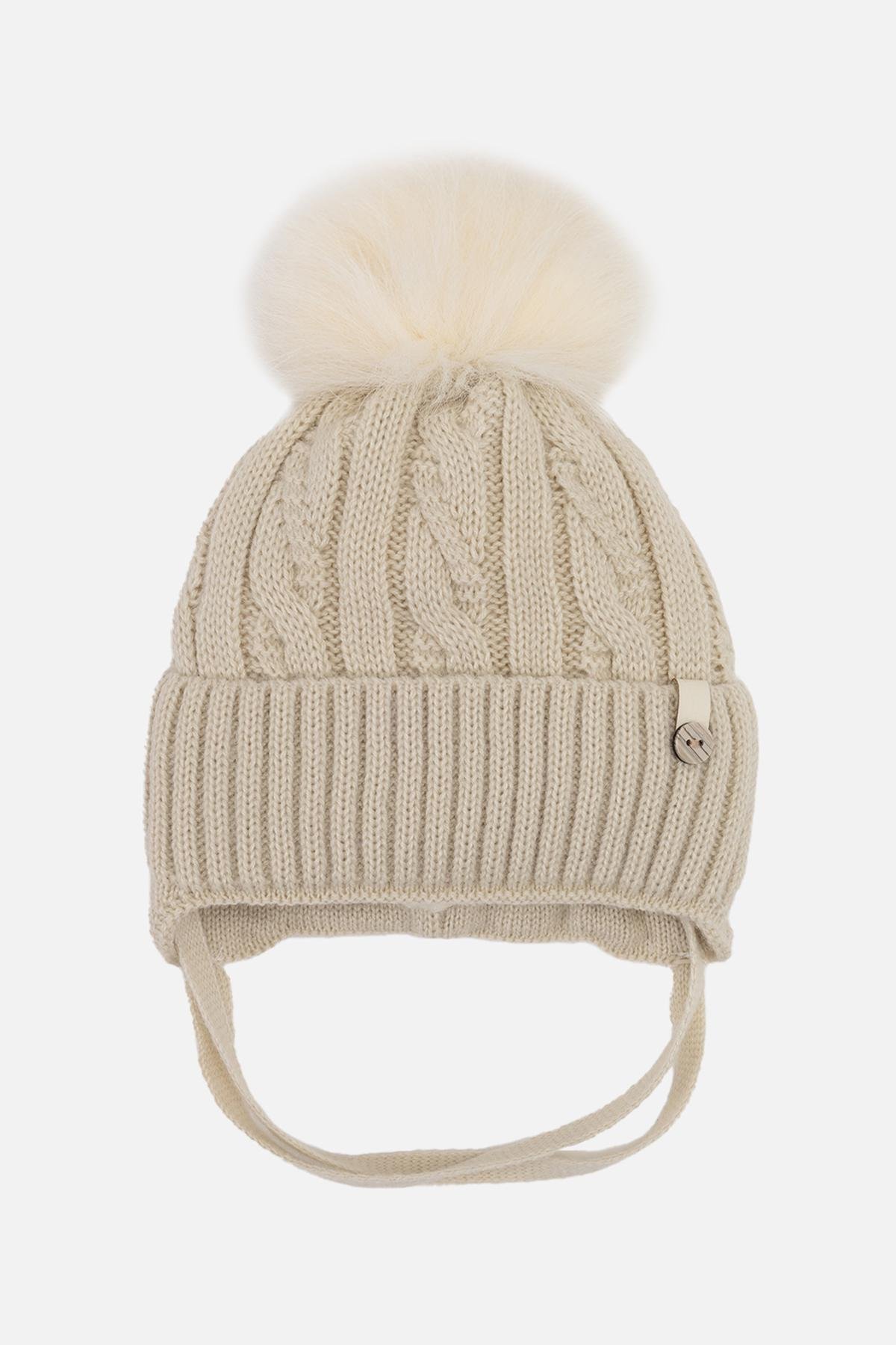 Шапка для хлопчика 40-42 см Бежевий (ЦБ-00263338) Шапка для хлопчика 40-42 см Бежевий (ЦБ-00263338)