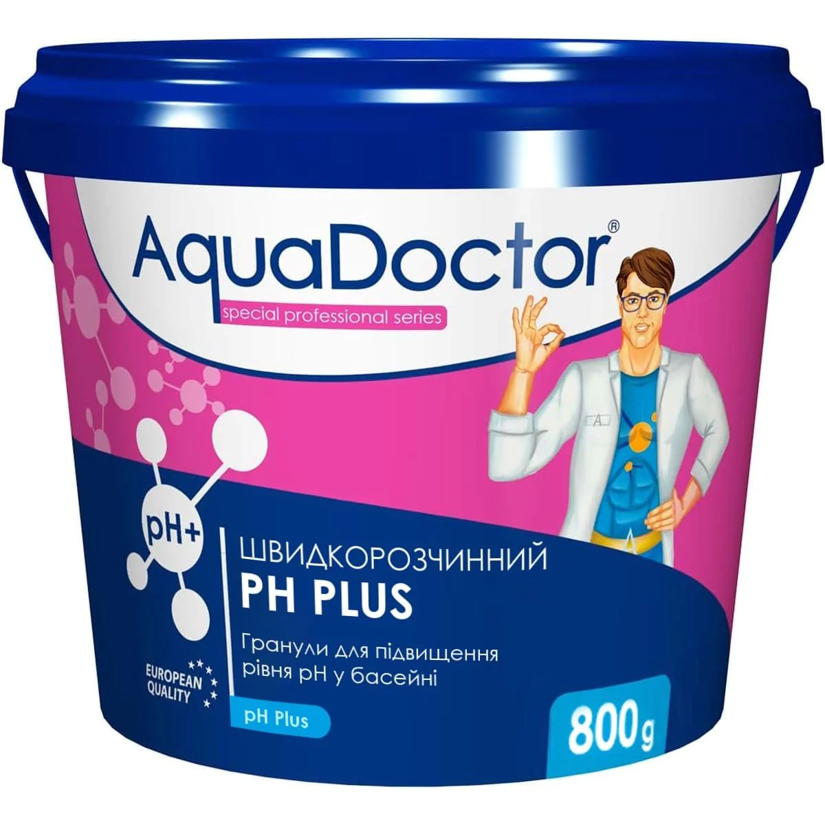 Средство для повышения уровня pH плюс AquaDoctor pH Plus в гранулах для бассейна 0,8 кг (4884)