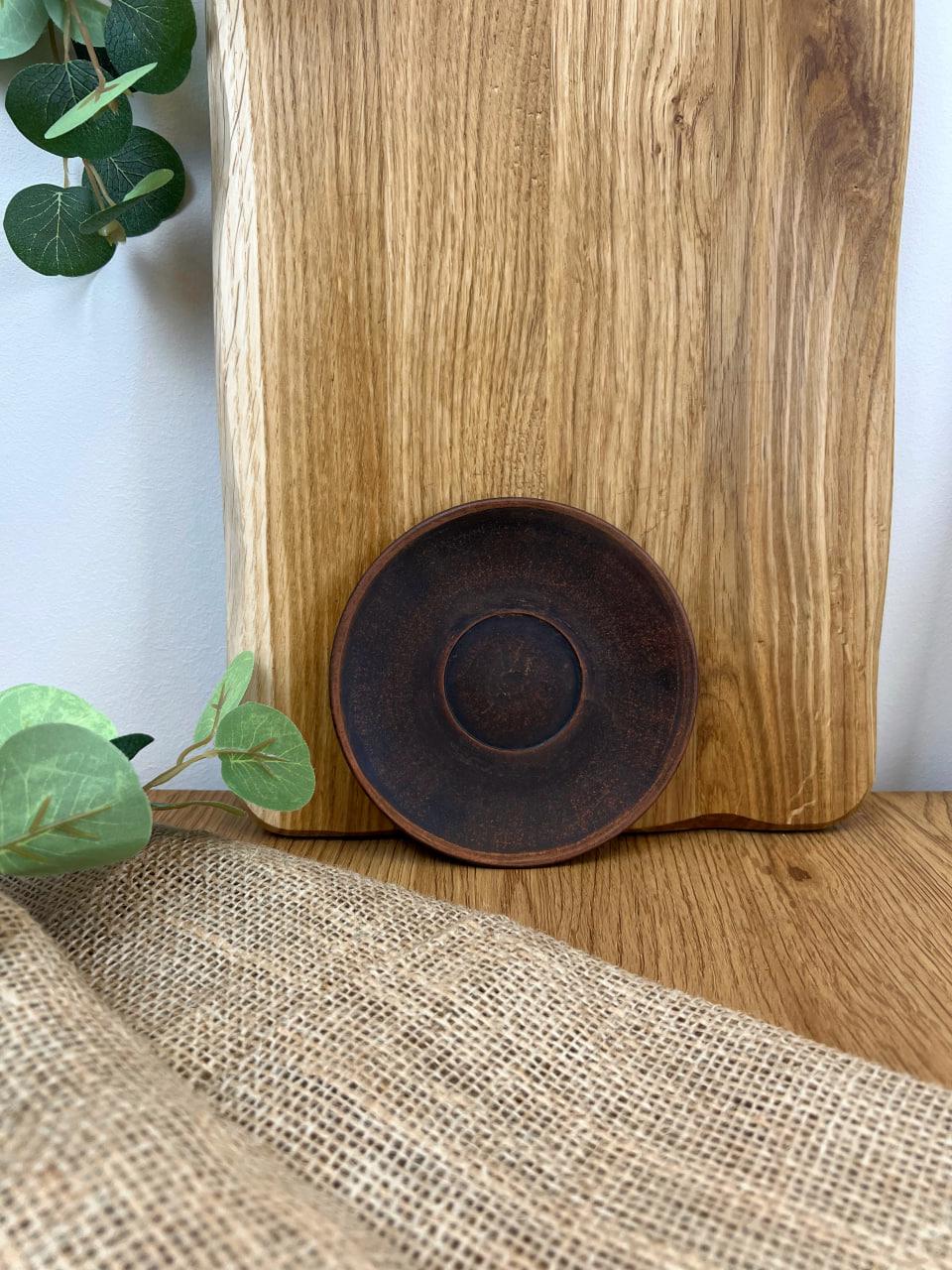 Блюдо для чашки керамическое глиняное (3003-41) - фото 7 Блюдо для чашки керамическое глиняное (3003-41) - фото 7