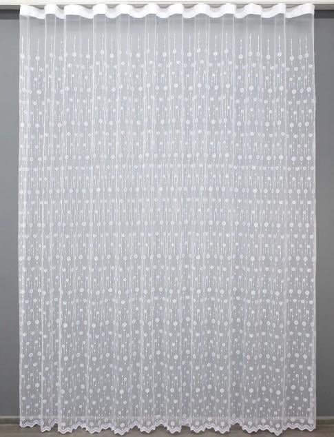 Тюль фатин Білий (1383т)