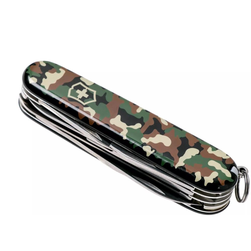 Комплект нож Victorinox Huntsman Millitary 1.3713.94/чехол с фонариком - фото 5