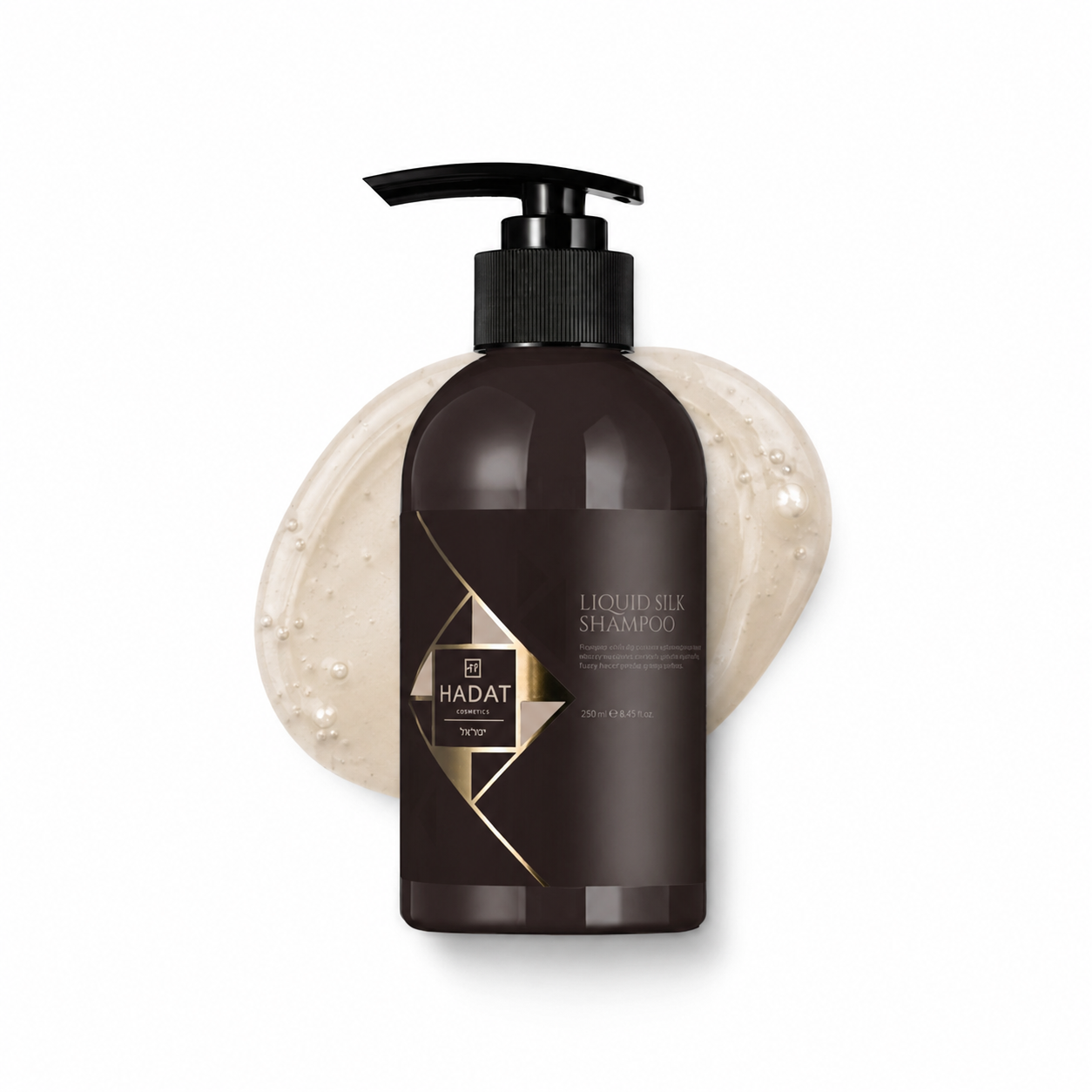 Шампунь для восстановления сияния и блеска волос Hadat Cosmetics Liquid Silk Shampoo Жидкий Шелк 250мл