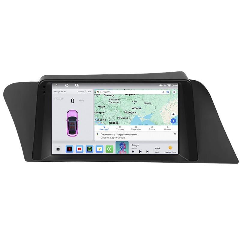 Автомагнитола штатная Lesko для Lexus RX III Рестайлинг 2012-2015 4/64 QLED CarPlay 4G Wi-Fi GPS Prime 9" (22391731)