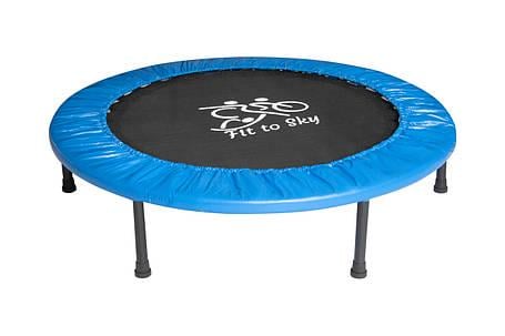 Батут кімнатний складний FitToSky 102 см Синій - фото 1 Батут кімнатний складний FitToSky 102 см Синій - фото 1