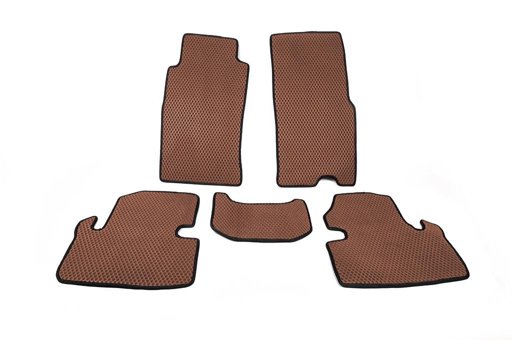 Коврики EVA короткий 5 штук Digital Designs для Nissan Patrol Y60 1988-1997 гг. этилвинилацетат Коричневый