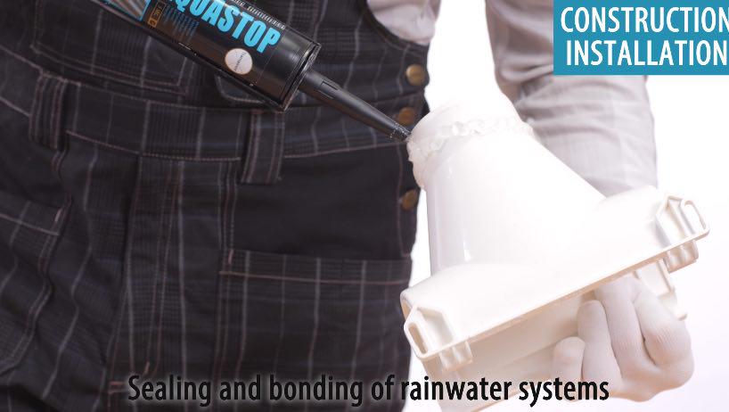 Герметик з пістолетом Fome Flex Aquastop каучуковий посилений волокнами 300 мл/12 шт. Прозорий (01-4-2-009-12) - фото 7