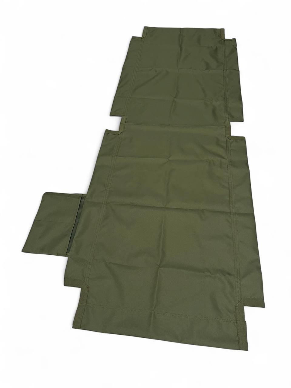 Ткань для раскладушки НАТО с карманом 196х67 см Олива/Хаки (2688297223)