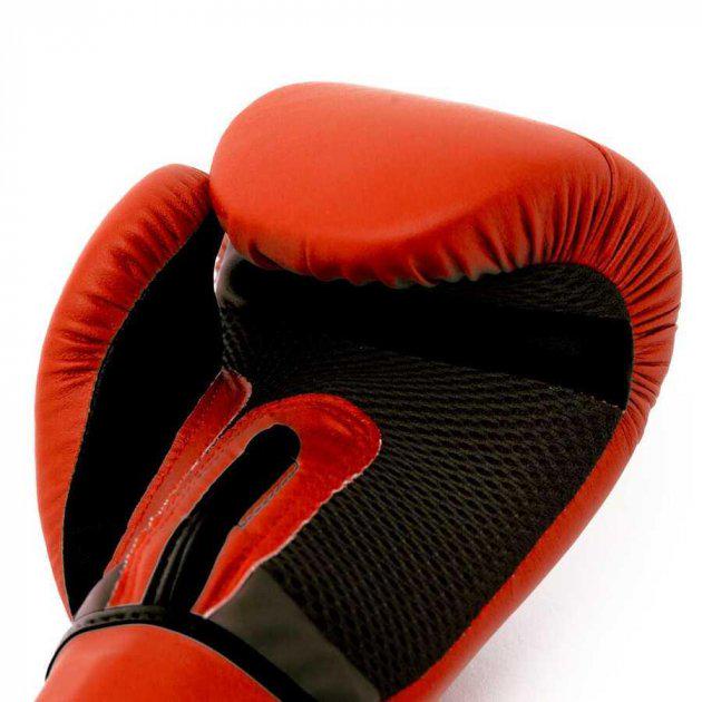 Боксерские перчатки Everlast Prospect Gloves 8 унций Черный/Красный (820260-70-4) - фото 2