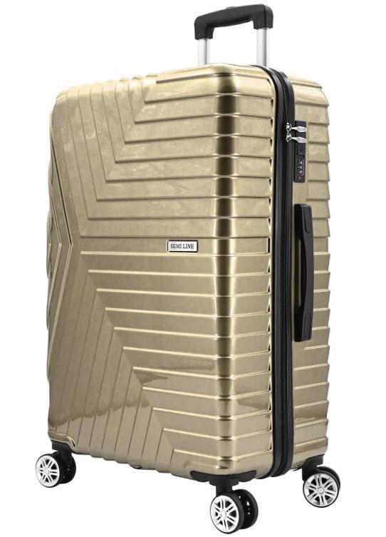 Чемодан SEMI LINE T5763-2 24" M Gold (60301)