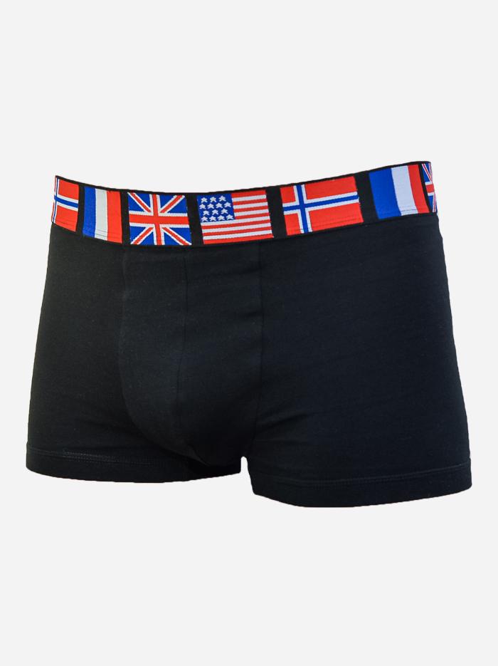 Мужские трусы-боксеры Лео Flags S Черный Мужские трусы-боксеры Лео Flags S Черный