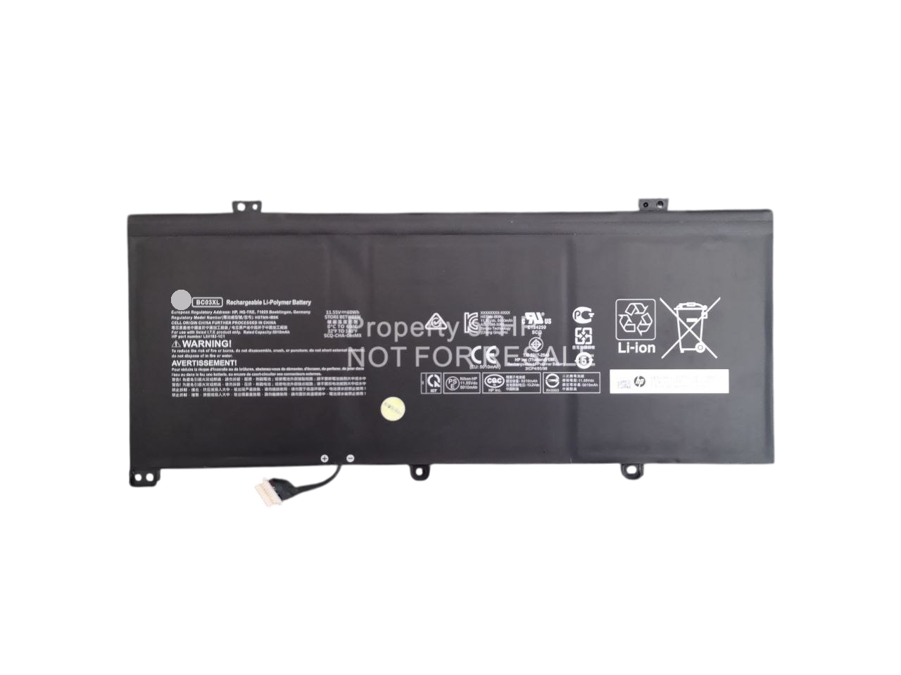 Аккумулятор для Laptop x360 14C-CF0005NF/14C-CA0053DX/BC03XL 5010 mAh 60Wh (26225272)