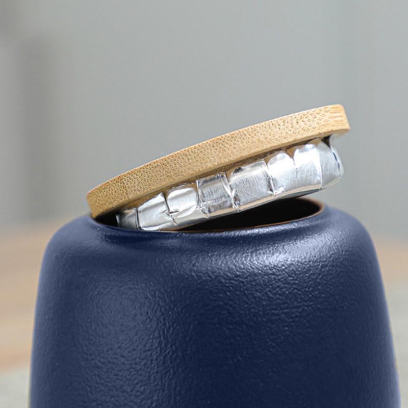 Сервиз для чайной церемонии дорожный Lesko 45521 керамический 7 пр. Dark blue (2471836541) - фото 3