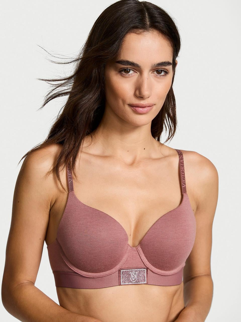 Бюстгальтер Victoria's Secret Push-Up Perfect 70A Коричневий (322567289126)