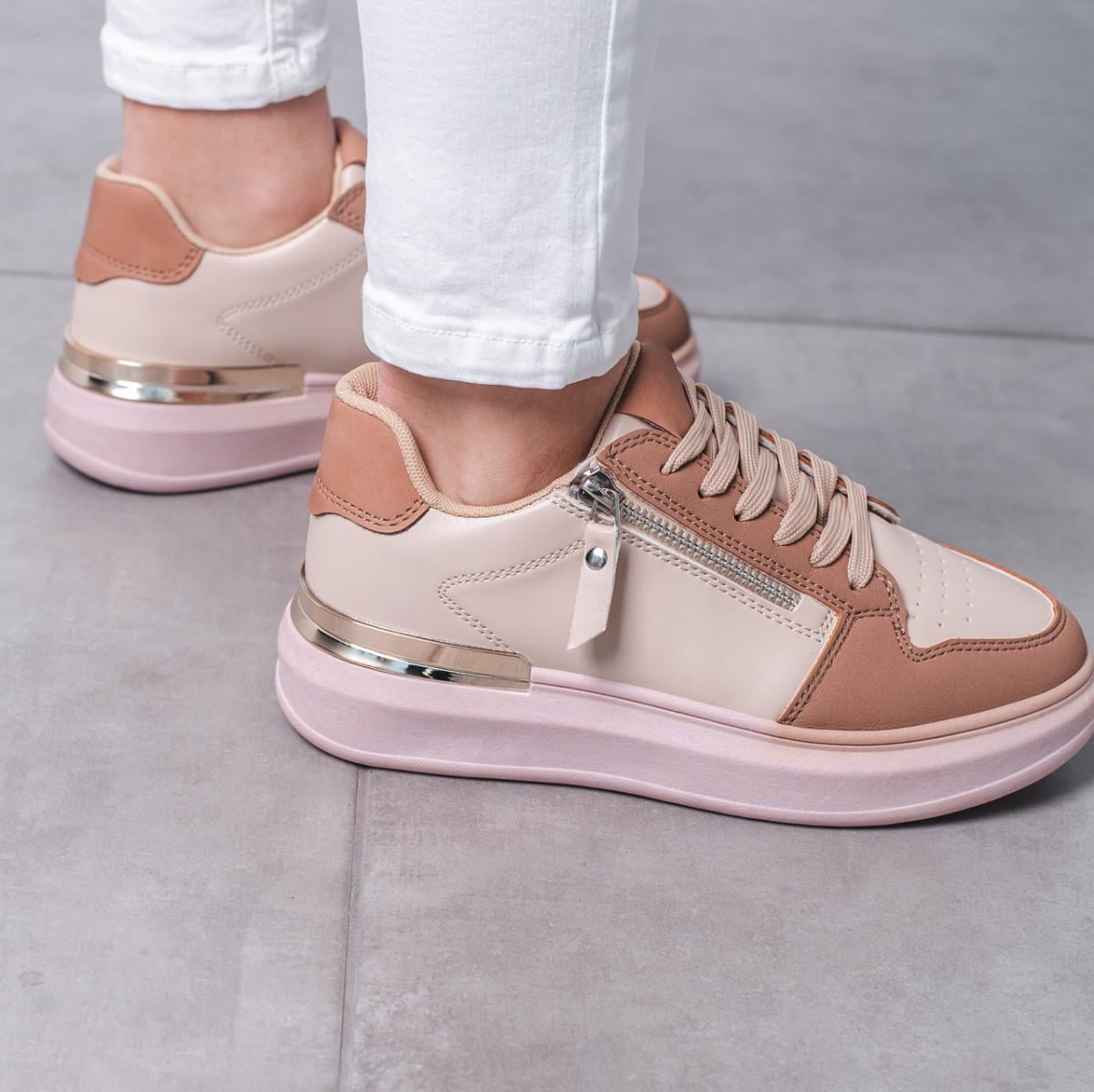 Кроссовки женские Fashion р. 38 24 см Бежевый (3513) Кроссовки женские Fashion р. 38 24 см Бежевый (3513)