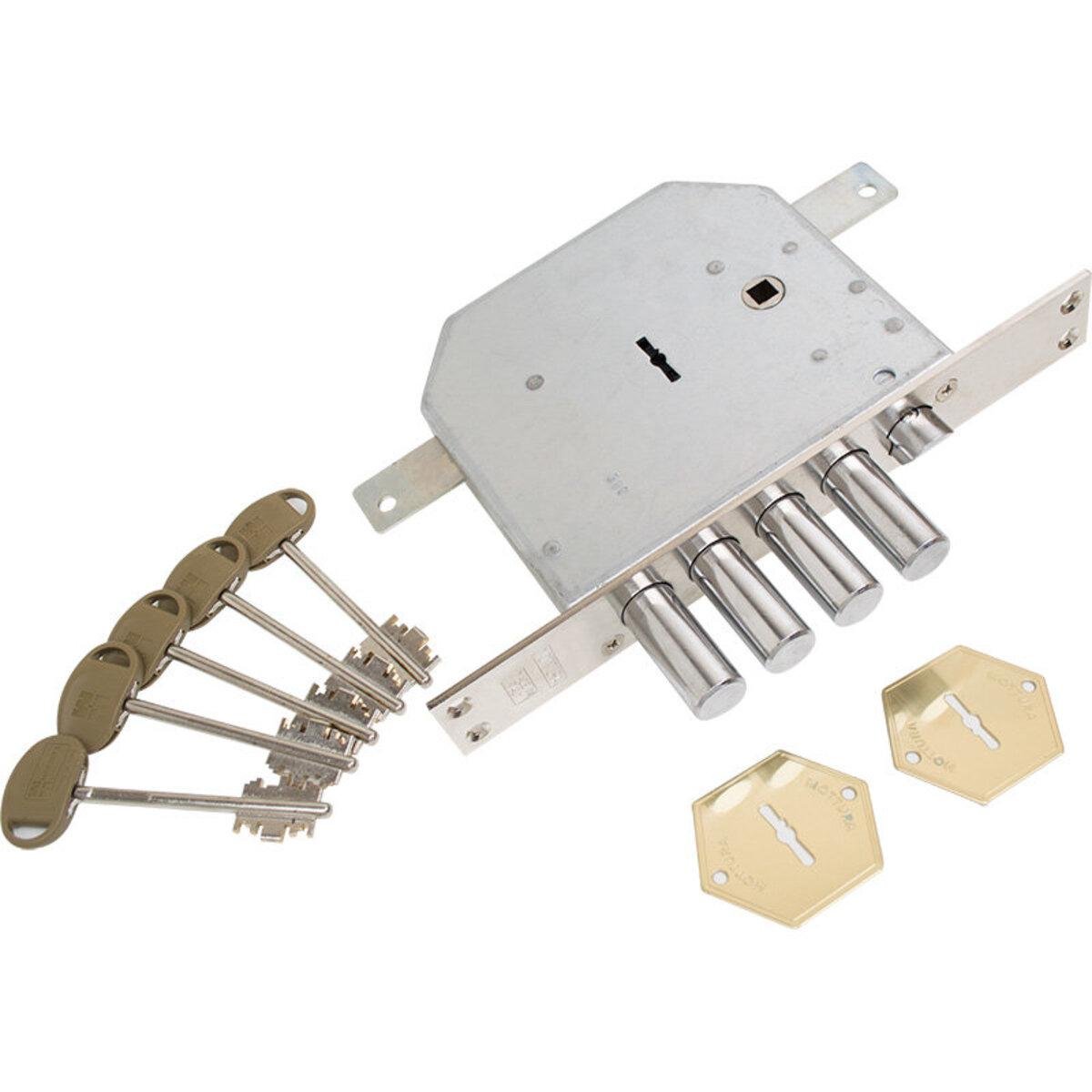 Замок Mottura 89723D5000 4 ригельний