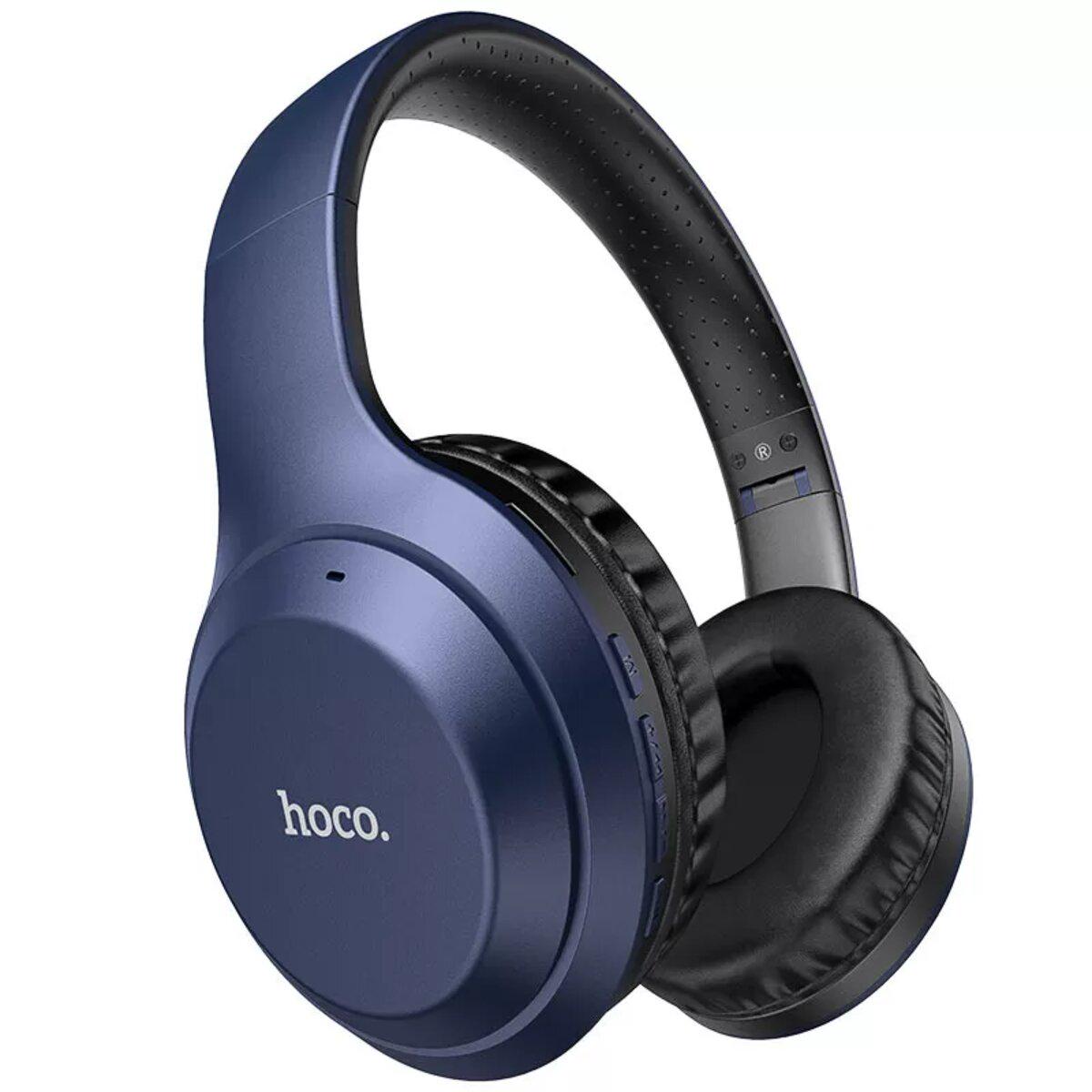 Беспроводные наушники HOCO W28 Cat Ear Wireless Headphones Bluetooth Blue (000121) - фото 4