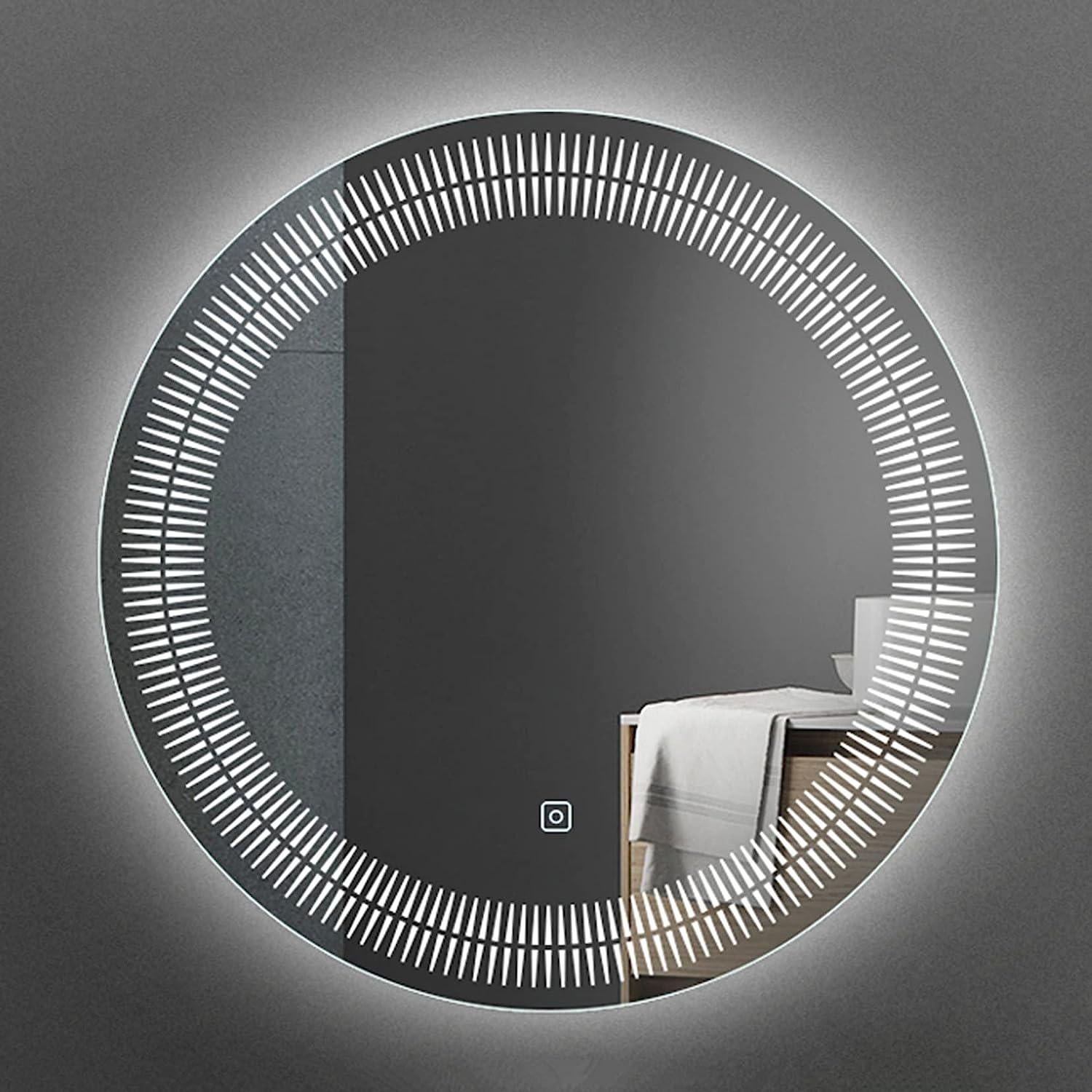 Зеркало Dim Dzerkal CAMO с LED-подсветкой/сенсорным управлением 60х60 см (13784)