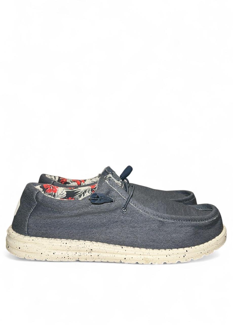 Мокасины мужские Hey Dude Wally Stretch Blue 110382600 р. 46 30,2 см Синий (2772008634) - фото 5 Мокасины мужские Hey Dude Wally Stretch Blue 110382600 р. 46 30,2 см Синий (2772008634) - фото 5