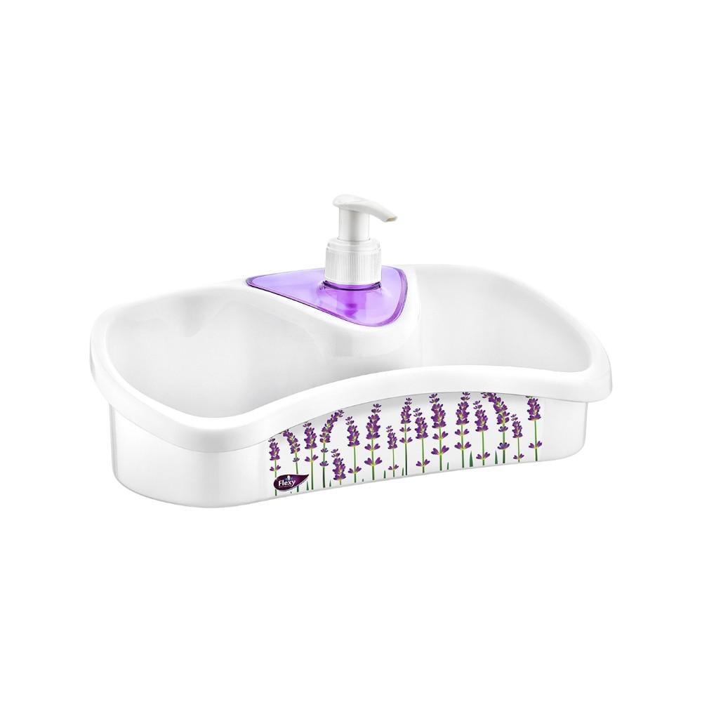 Дозатор для моющего средства с органайзером Irak Plastik TE-500