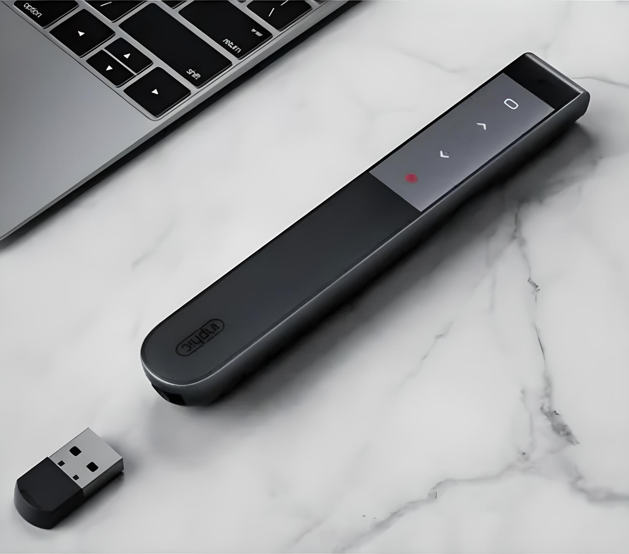 Пульт презентер INPHIC PL1 для презентацій з USB2.4G на акумуляторі з лазерною указкою Чорний (2311274738) - фото 6