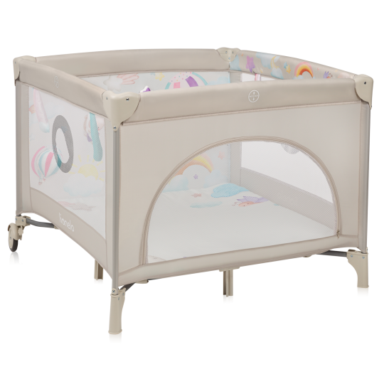 Манеж Lionelo MILLE PLUS Grey/Beige