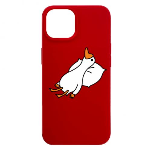 Чехол для iPhone 15 Гусь лежит (16694309-3-185156)