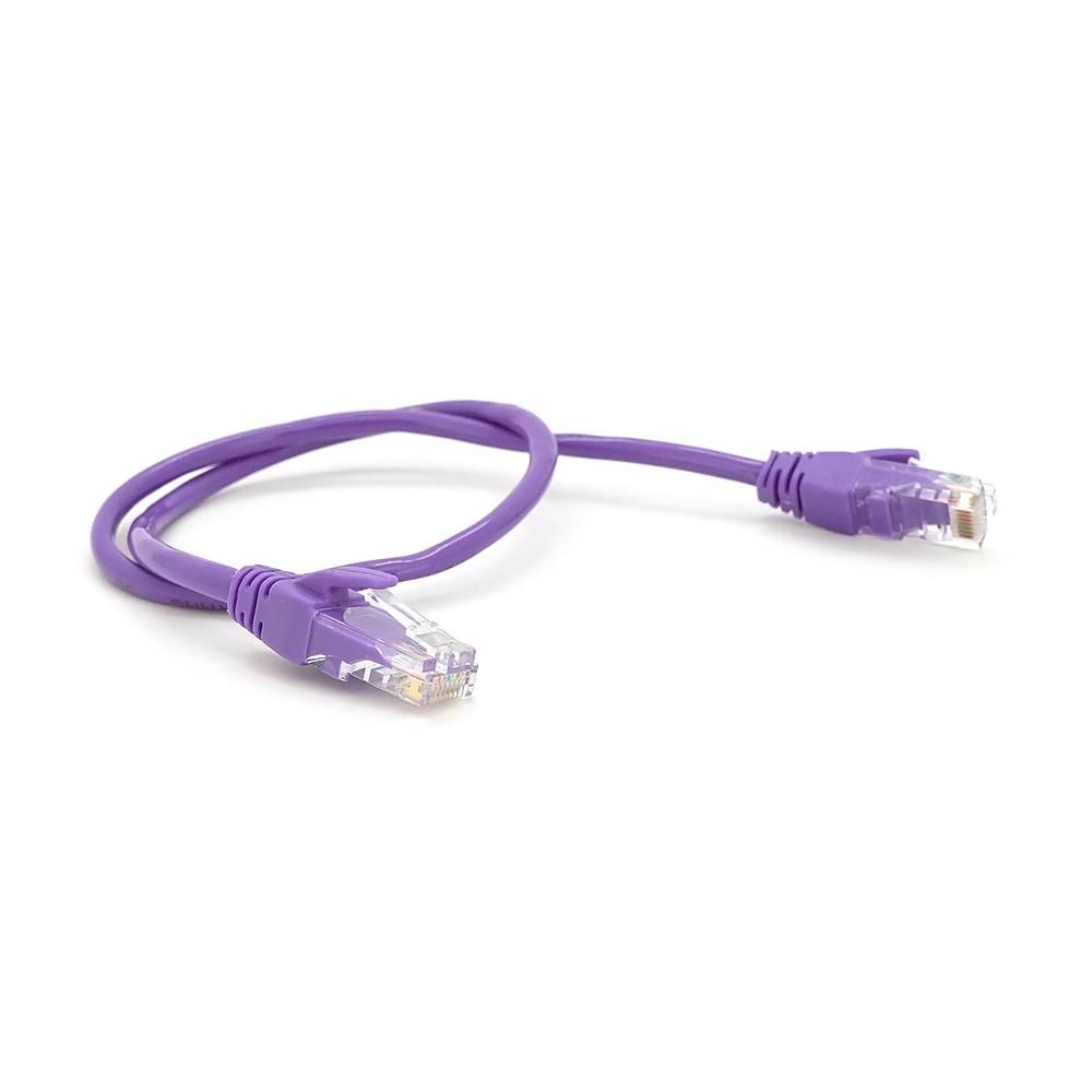 Патч-корд литий Ritar UTP RJ45 Cat,5e 0,5 м Cu мідь Фіолетовий Патч-корд литий Ritar UTP RJ45 Cat,5e 0,5 м Cu мідь Фіолетовий